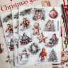 Термонаклейки лист А5 для рукоделия Merry Christmas 