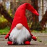 Мех для гномов, ворс длиной 8см цвет Белый